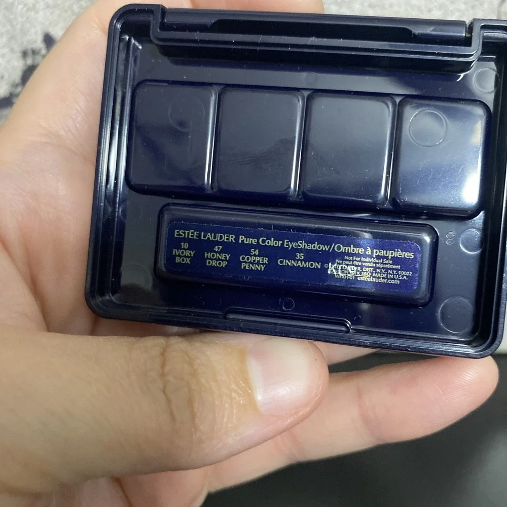 Estee Lauder Pure Color Eyeshadow‎ Ivory Box Honey Drop Copper Penny Cinnamon